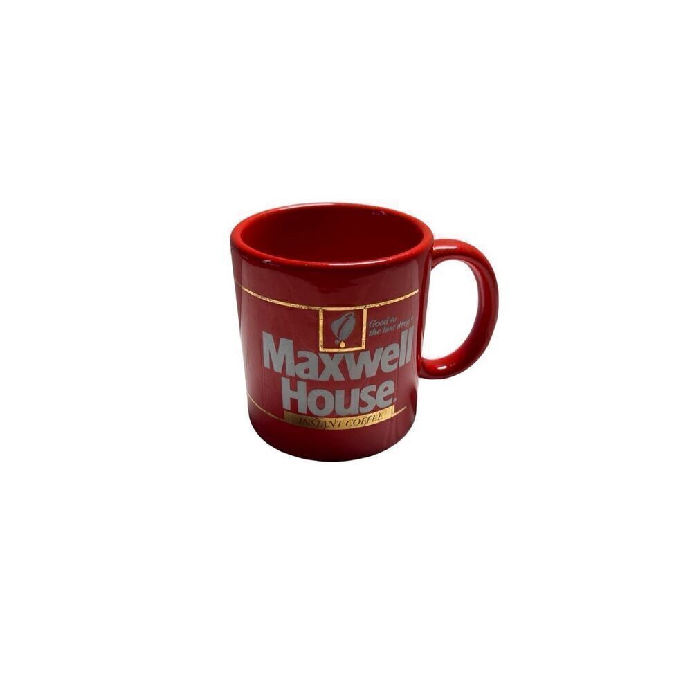 Maxwell House Coffee Mug Red